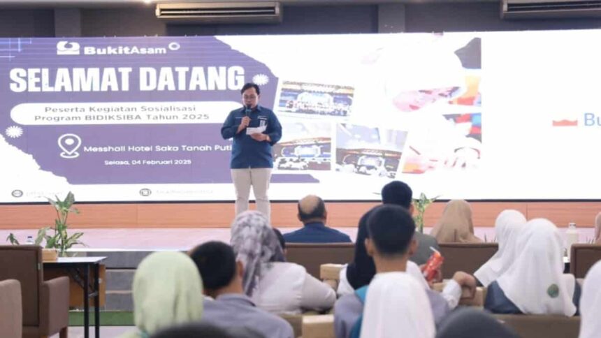 PT Bukit Asam Sosialisasi Program Bidiksiba 2025