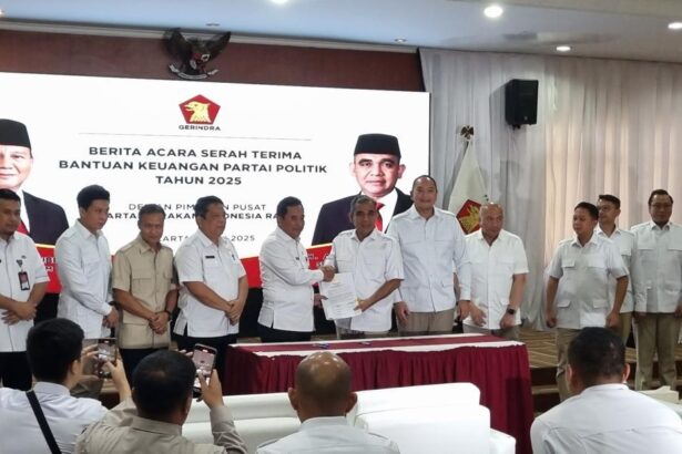 gerindra terima dana parpol rp 20 miliar dari pemerintah 1747807771234 169