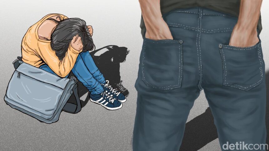 ilustrasi kasus pelecehan di krl 169