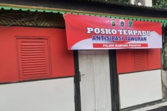 posko ormas di mampang jaksel kini dialihgungsikan jadi pos pantau anti tawuran dan dicat merah putih 1747822878824 169
