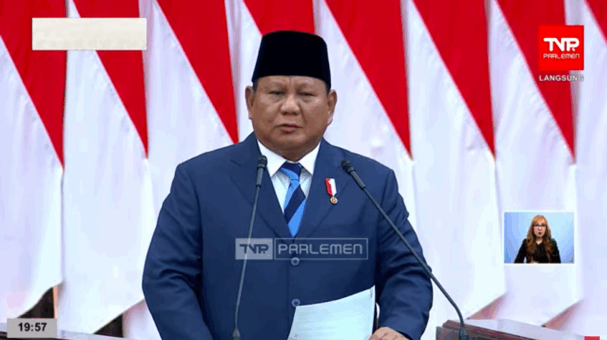 presiden prabowo subianto membicarakan teladan tokoh tokoh islam yang perlu menjadi sumber inspirasi bagi negara negara islam 1747235896876 169