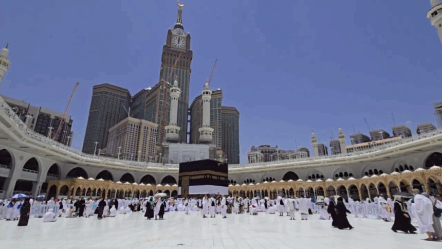 suasana masjidil haram saat matahari melintas di atas kabah 169